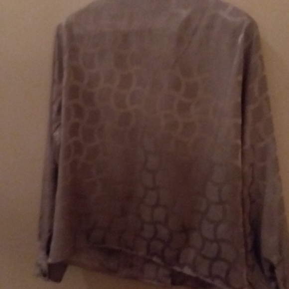 Lady Arrow Gray Blouse 12 VTG 1990's EUC - Picture 2 of 4